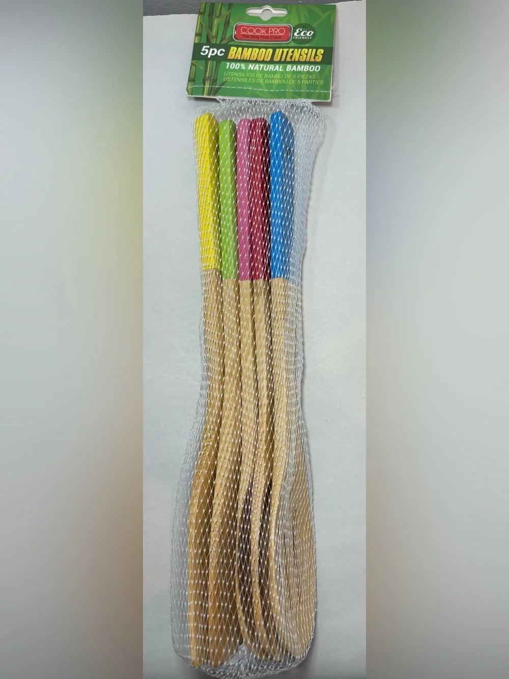 5pc Bamboo Utensils Eco Friendly
